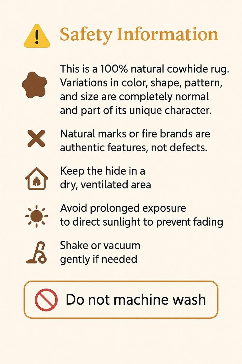TOM TOM COWHIDES Tomtom Cowhides Brindle Dark Cowhide Rug 100% Natural Leather Rugs 7' x '6 - Image 4